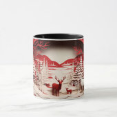 3D Reinders in de winter Mok (Midden)