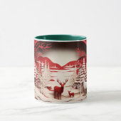 3D Reinders in de winter Mok (Midden)