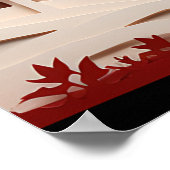 3D Reinders in de winter Poster (Hoek)