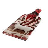 3D Reinders in de winter Snijplank (Hoek)