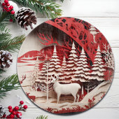 3D Reinders in de winter Snijplank