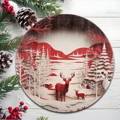 3D Reinders in de winter Snijplank