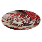 3D Reinders in de winter Snijplank (Hoek)