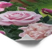 3D Render van een Schattigee Dog Artist Painting Poster (Hoek)