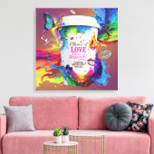 3D Render Wall Art: levendig ontwerp van alcoholin Canvas Afdruk (Insitu (Woonkamer))