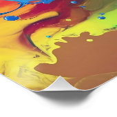 3D Render Wall Art: levendig ontwerp van alcoholin Perfect Poster (Hoek)