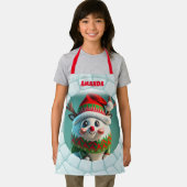 3D Rendier Kerst Gepersonaliseerde Kinderen Schort (Insitu)