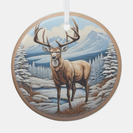 3D rendieren kerstversieringen Glas Ornament