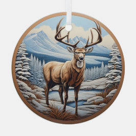 3D rendieren kerstversieringen Glas Ornament
