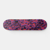 3D Retro Squiggle Persoonlijk Skateboard (Horizontaal)