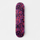 3D Retro Squiggle Persoonlijk Skateboard (Voorkant)