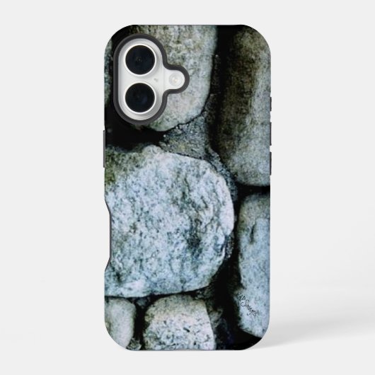 3D Rock Solid iPhone 16 Hoesje (Achterkant)