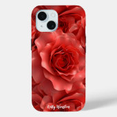 3D rode rozen naadloos patroon Case-Mate iPhone Case (Achterkant)