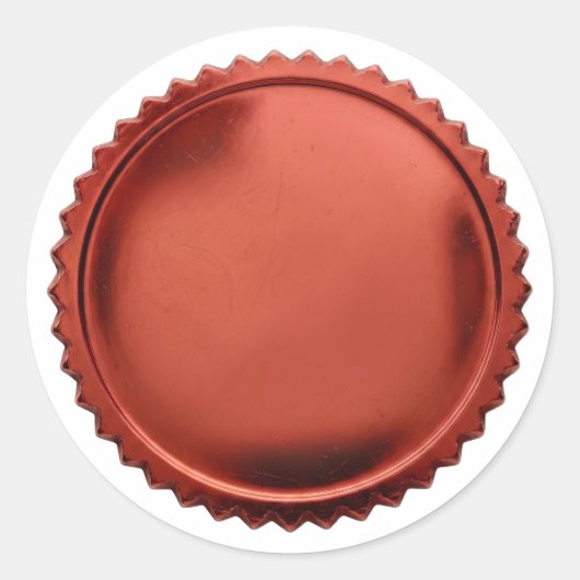 3D Rode Zegels Folie Starburst Excellence Award Me (Voorkant)