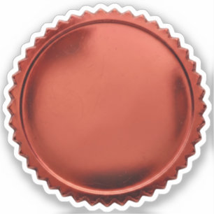 3D Rode Zegels Folie Starburst Excellence Award Me Sticker