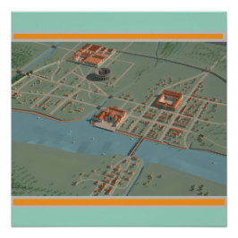 3D Romeins Poster in Londen