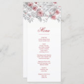3D Roses Heritage Style  Menu (Voorkant / Achterkant)