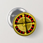 3d roulettewiel ronde button 5,7 cm (Voorkant /achterkant)