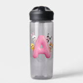 3D Roze Ballon Letter A CamelBak Waterfles (Voorkant)