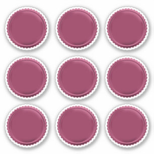 3D Roze Folie Stempel Steruitbarsting Excellentie Sticker