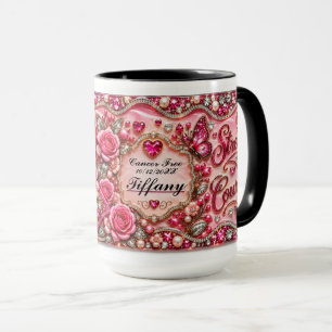 3D Roze Lint Borstkankerbewustzijn Mok