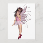 3D Roze Pixie 2 Briefkaart (Voorkant)
