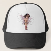 3D Roze Pixie 3 Trucker Pet (Voorkant)