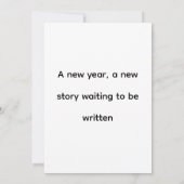 3D Santa Claus Christmas Greeting Card – Festive H (Achterkant)