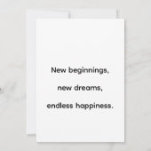 3D Santa Claus Christmas Greeting Card – Festive H (Achterkant)