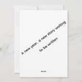 3D Santa Claus Christmas Greeting Card – Festive H Feestdagenkaart (Achterkant)