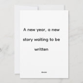 3D Santa Claus Christmas Greeting Card – Festive H Feestdagenkaart (Achterkant)