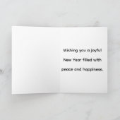 3D Santa Claus Christmas Greeting Card – Festive H Kaart (Binnen)