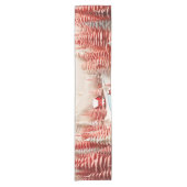 3D Scandinavisch winterlandschap Korte Tafelloper (Voorkant)