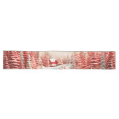 3D Scandinavisch winterlandschap Lange Tafelloper (Horizontaal)