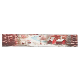 3D Scandinavisch winterlandschap Lange Tafelloper