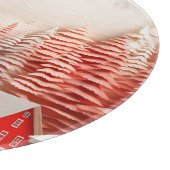 3D Scandinavisch winterlandschap Snijplank (Hoek)