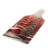 3D Scandinavisch winterlandschap Snijplank (Hoek)