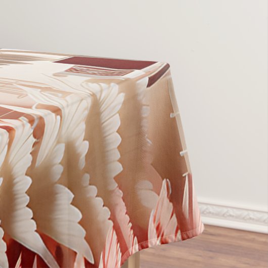 3D Scandinavisch winterlandschap Tafelkleed (Voorbeeld)