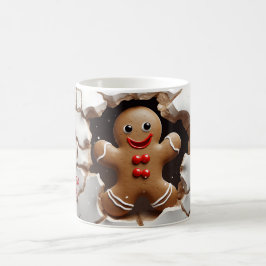 3D schattig sneeuwman kerst Koffiemok