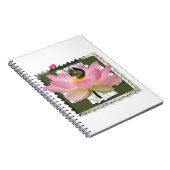 3D Schattige eekhoorn met omhulling op ventilator Notitieboek (Rechterzijde)