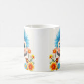 3D schattige jongens mok wrap, 3D mok wrap ontwerp (Center)