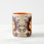 3D Schattigee Baby Lion Hot Cocoa Koffiedieren Mok (Center)