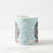 3D Schattigeste Prettige feestdagen Notenkraker Koffiemok (Center)