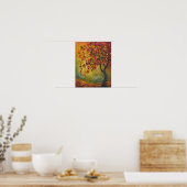 3D-schilderij herfstboomposter Poster (Keuken)