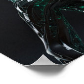 3D Sculptuur Essentie van Kunstmatige Intelligenti Poster (Hoek)