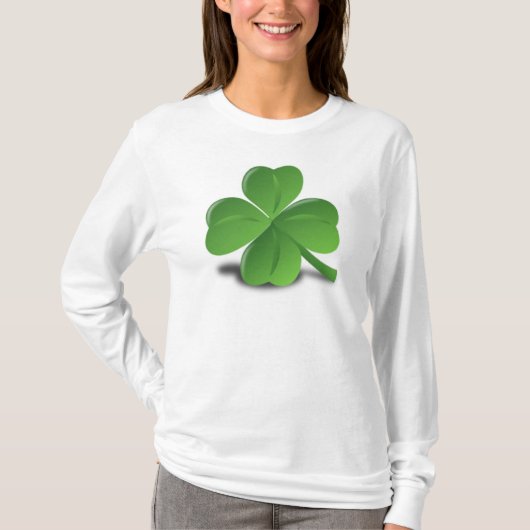 3D Shamrock/Clover T-shirt (Voorkant)