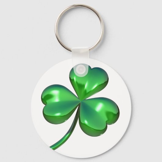 3D Shamrock Sleutelhanger (Voorkant)