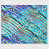 3D Shell ontneemt glanzende interesse Cadeaupapier (Vlak)