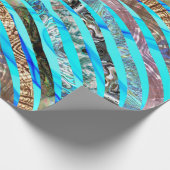 3D Shell ontneemt glanzende interesse Cadeaupapier (Hoek)