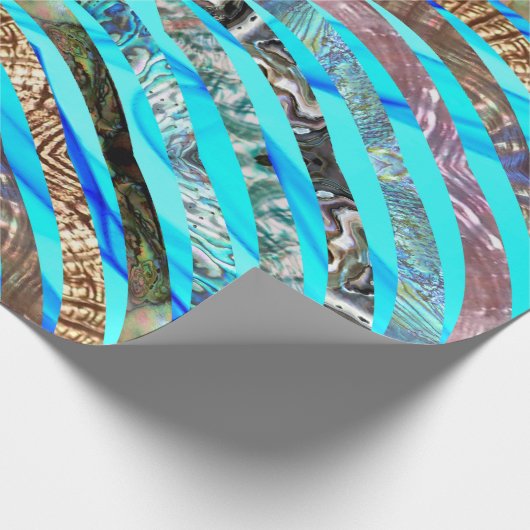 3D Shell ontneemt glanzende interesse Cadeaupapier (Hoek)